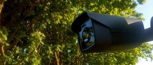 Intruder detection sensors and CCTV integrated at Aston Martin dealership