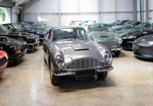 Aston Martin workshop CCTV installation in heritage barn environment