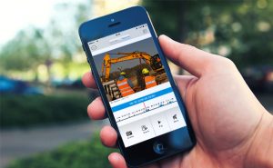 monitoring construction security over the mobile phone